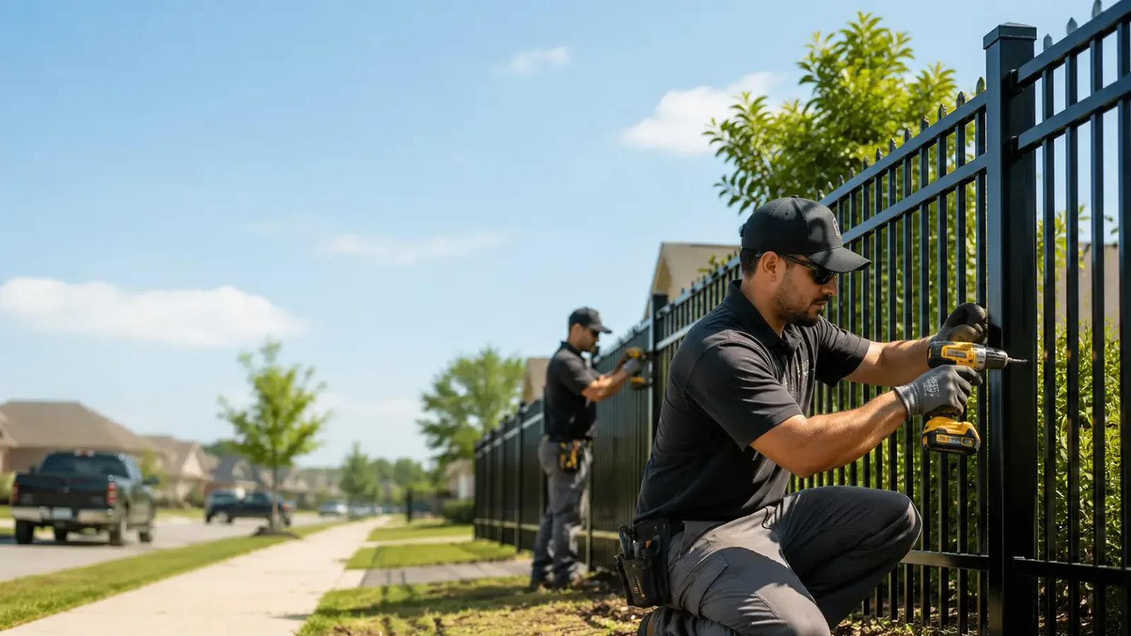 Metal Fence Installation in Mannsville, OK